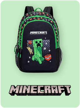 Mochilas da Marca Minecraft